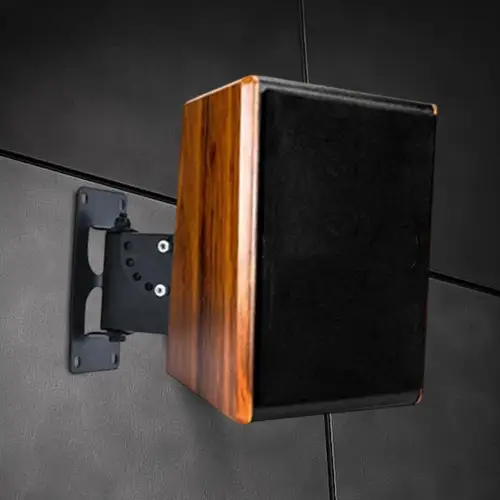 Imagen 2 del producto Soporte de pared para altavoz, soporte de montaje en techo, ajuste de ángulo de estante, soporte doméstico para altavoces de sonido circundante grandes KTV