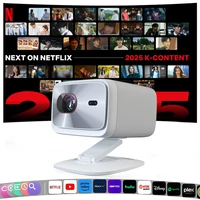 Proyector Original Lenovo Xiaoxin 100P 1140 ANSI enfoque automático Wifi6 cine en casa inteligente 360 PTZ compatible con proyector portátil 4K HD