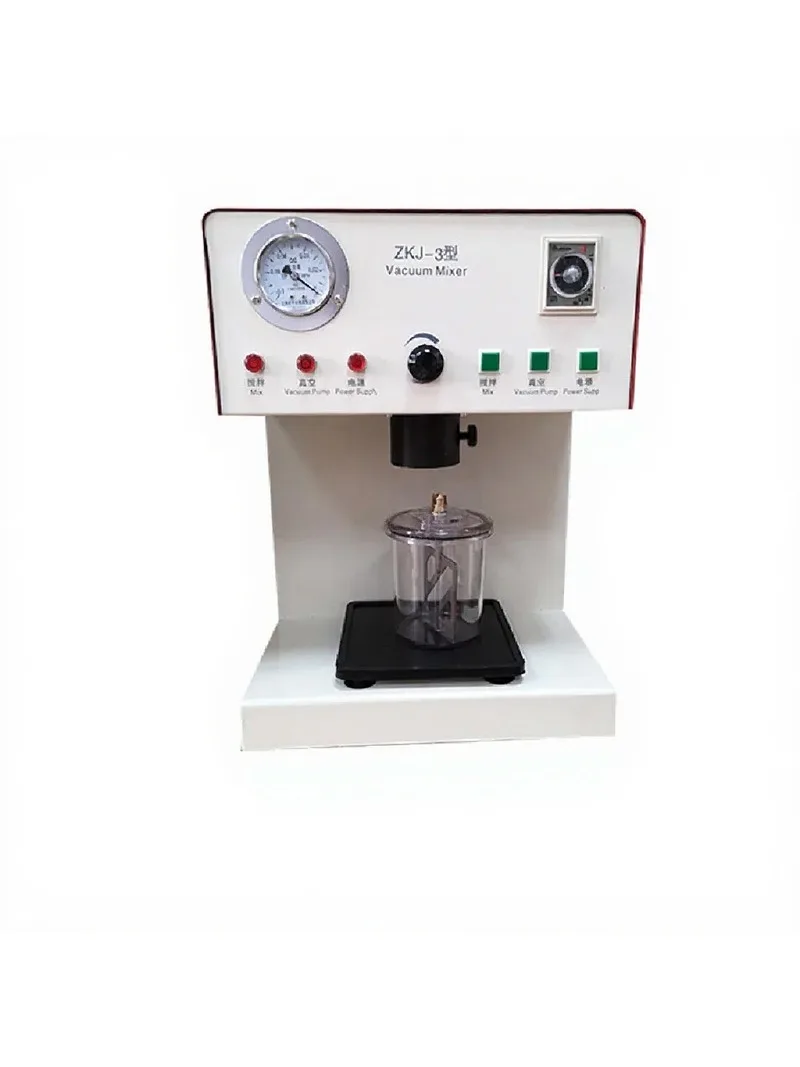 Lab Compact Gypsum Stirrer with Vacuum Pump & Mixing Cup for Bubble-Free Casts