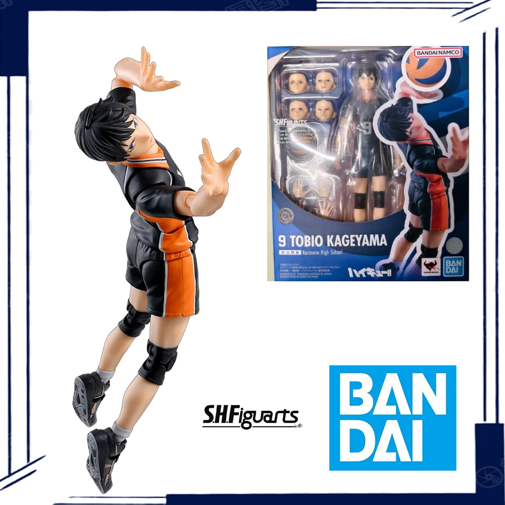

BANDAI Original S.H.Figuarts Series 9 TOBIO KAGEYAMA Movable Figurines Collectible Gifts Children's toys In Stock
