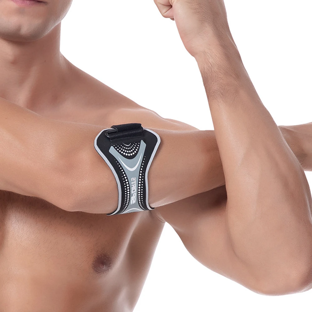 1/2 Stück Ellenbogenbandage für Tennis- und Golfer-Ellenbogen, verstellbarer Kompressions-Ellenbogengurt mit Polsterunterstützung für Männer und Frauen, Sport, Fitness – Detail 8