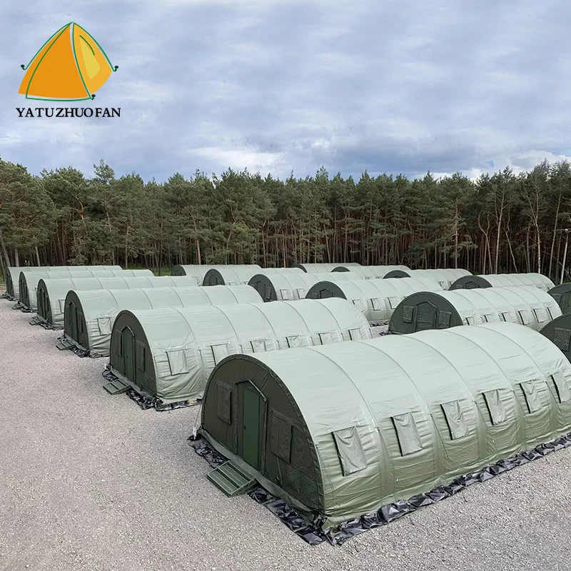 Wholesale Relief Shelter Tactical Tent Heavy Duty Cooking Tent Camping Rainproof Shelter Construction Tent