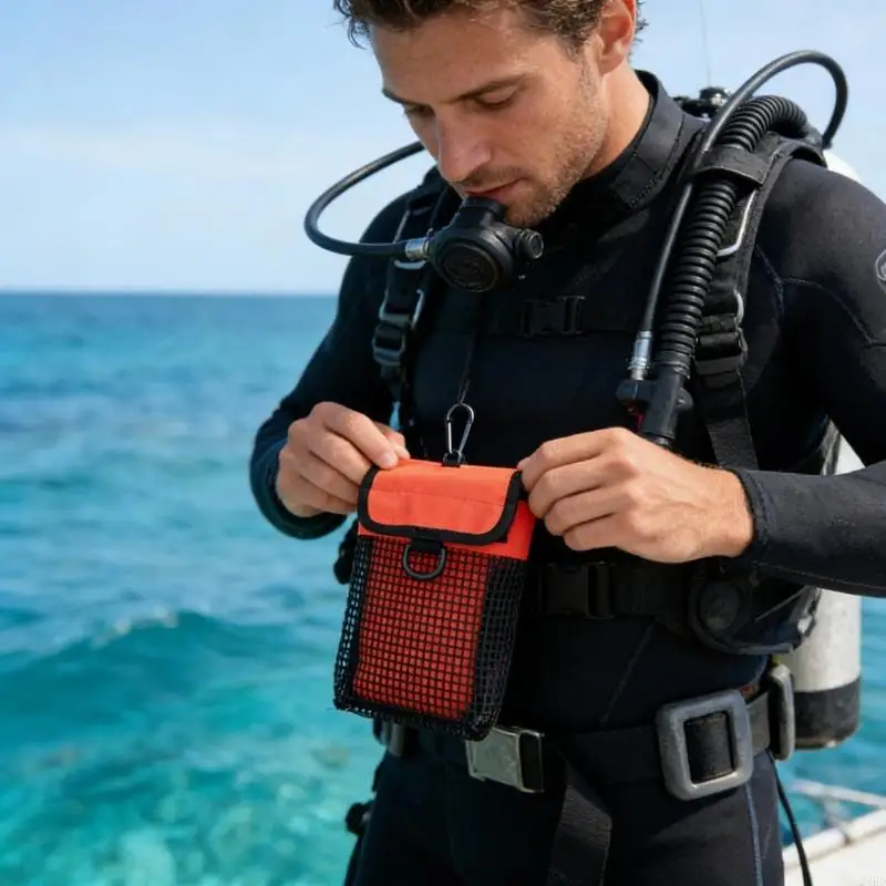 

Multifunctional Dive Gear Storage Pouches For BCD Side Mount Diving Equipment Organiser Bag With SMB Buoy Holder 24BD