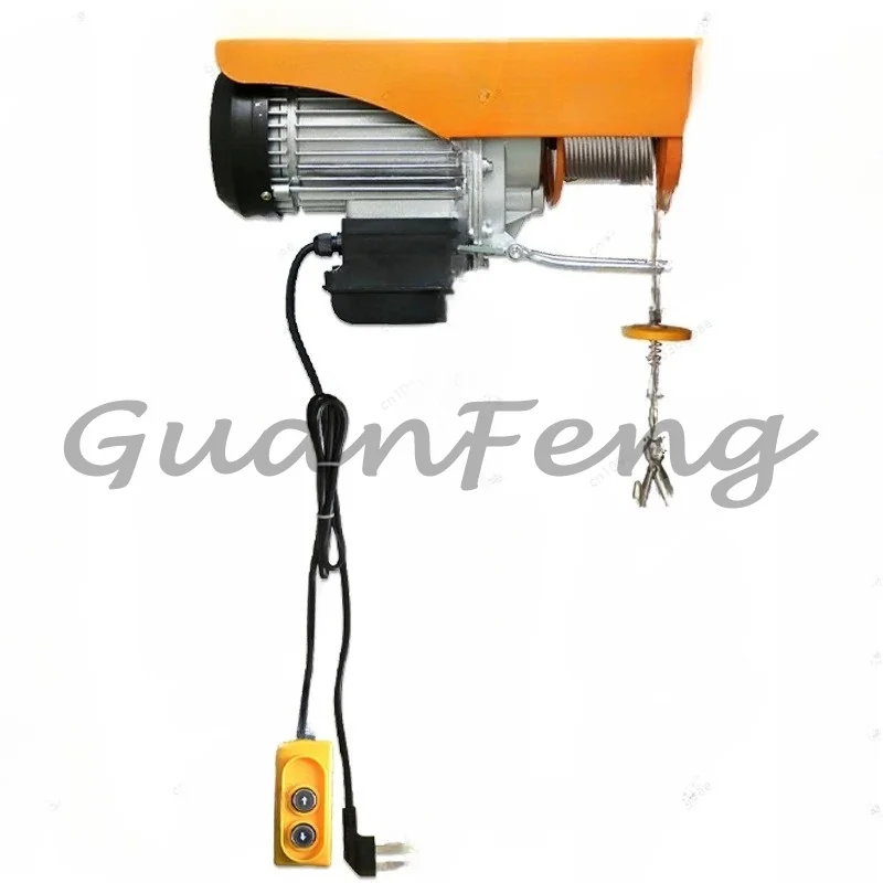 Wireless remote control PA200-1000kg micro electric hoist 220V household decorative crane