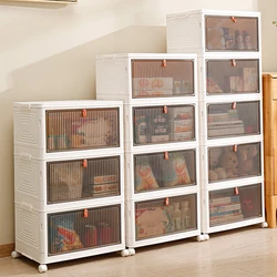 Stackable Storage Bins Collapsible Boxes Magnetic Opening And Closing Foldable Storage Storage Box Second floor