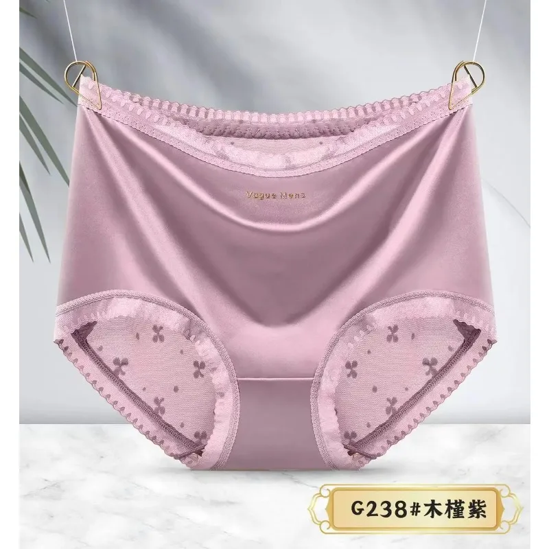 Ropa interior de encaje floral de talla grande, bragas cómodas de malla transparente para curvas para mujer, bragas de 100kg, calzoncillos suaves y transpirables