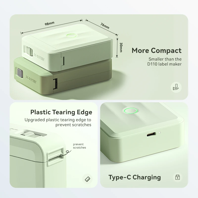 Niimbot D110 Mini Portable Thermal Printer D11 D101 H1 Smart Pocket Sticker Maker Self-adhesive Bluetooth Label Printer For Home