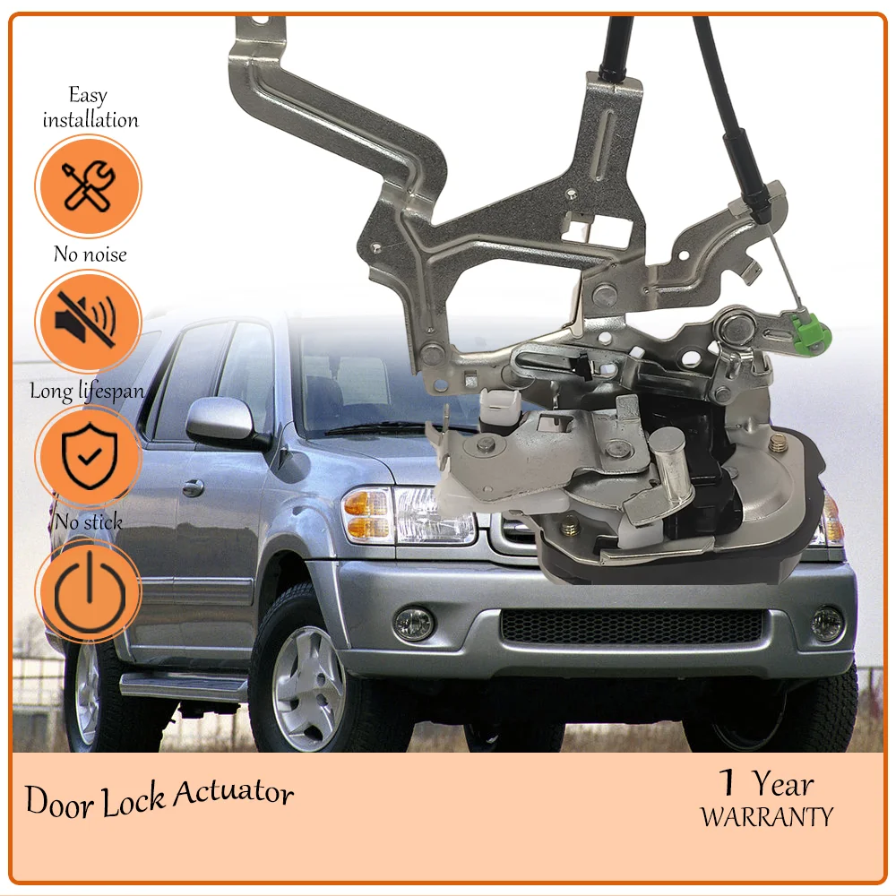 Rear L/R Complete Door Lock Latch Block Does not include a lock ,Suited to Toyota Sequoia 2001-2007,oem 690600C010 69050-0C010