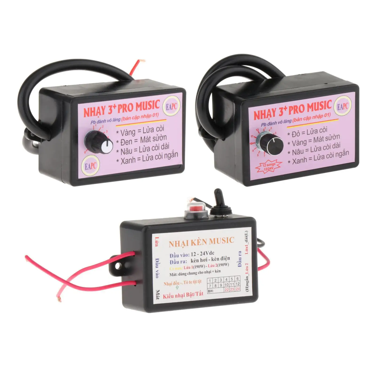 

Car Horn Controller 9-36V Electric Horn Speaker for Car Trucks Marine