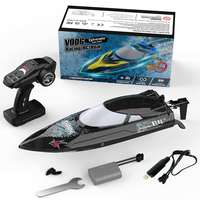 Flytec V006 RTR 2.4G 30km/h RC Boat Capsize Auto Reset LED Light Water Cooling Remote Control Racing Speedboat Vehicles Models