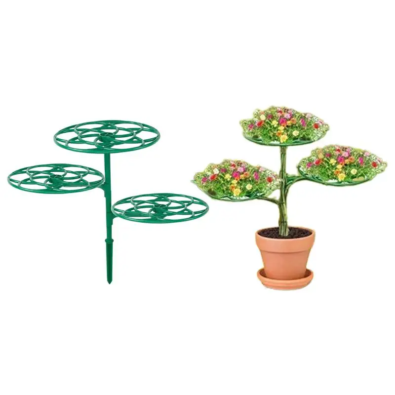 

Plant Supports for Outdoor Plants 2Pcs Plant Support Rings Flower Pot Climbing Trellis Plant Holder for Plant Climbing