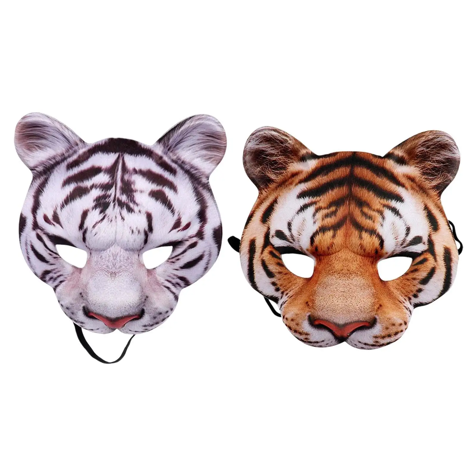Scary Zoo Animal Mask Half Face Horror Halloween Festival Cosplay Props