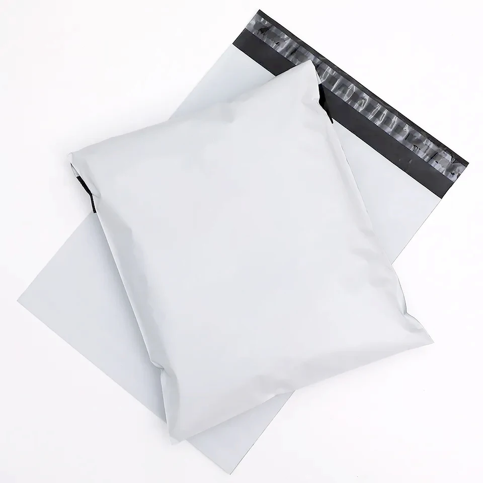 White Poly Mailers Shipping Bags bulk 100pcs Black Mailing Envelopes Self Adhesive Plastic for Clothes Small Business Supplies