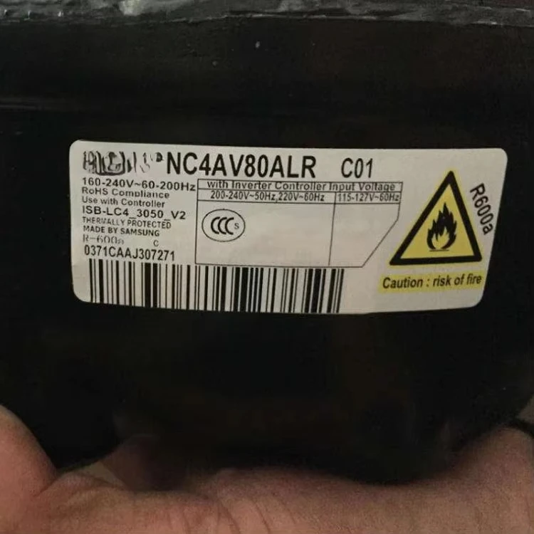 Inverter refrigerator compressor MSV488A-L1R NC4AV80ALR MSV4A1A-L1R for Samsung