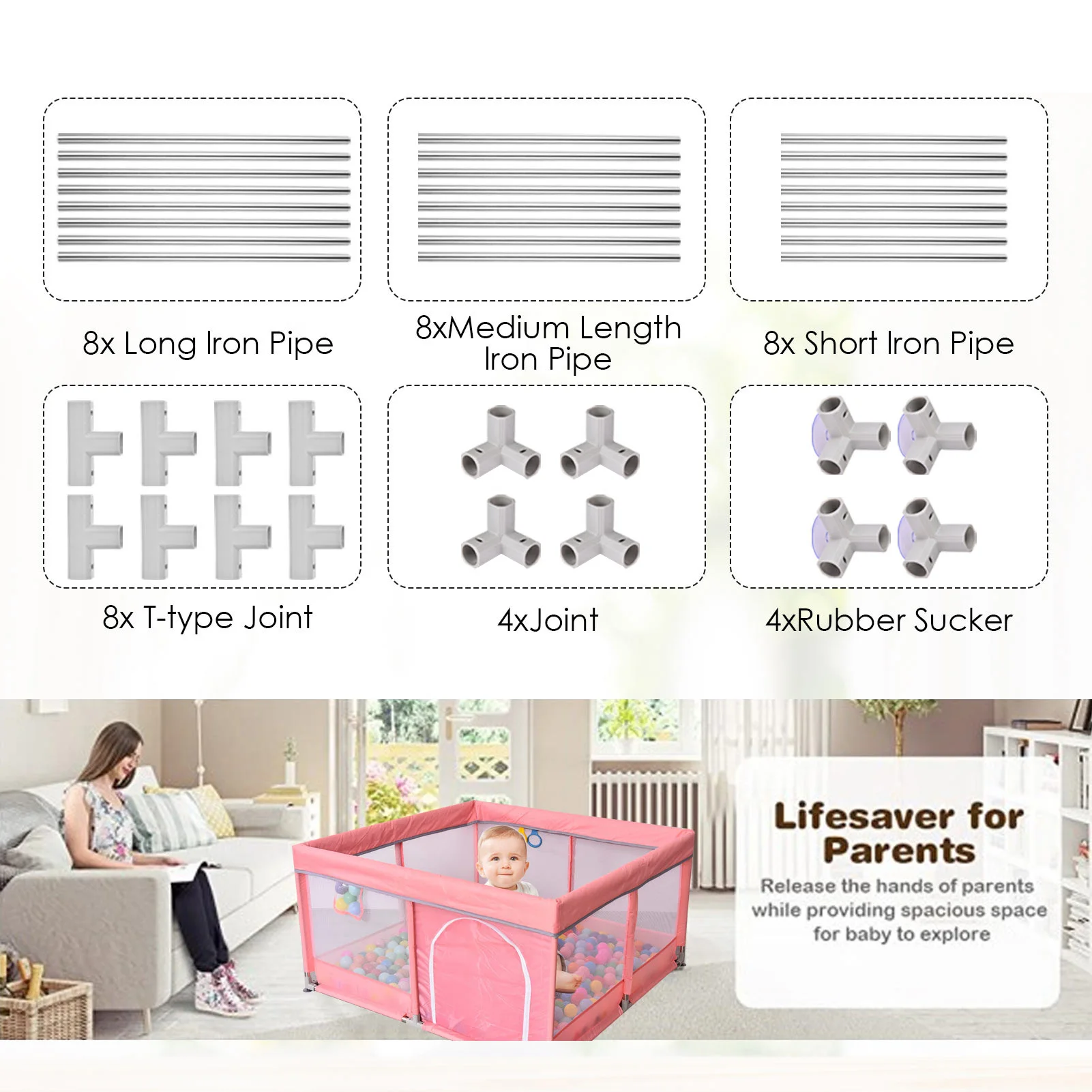 Baby Playpens Fence For Children Baby Playground Infant Activity Center Play Yard For Indoor Outdoor Kids Activity Center