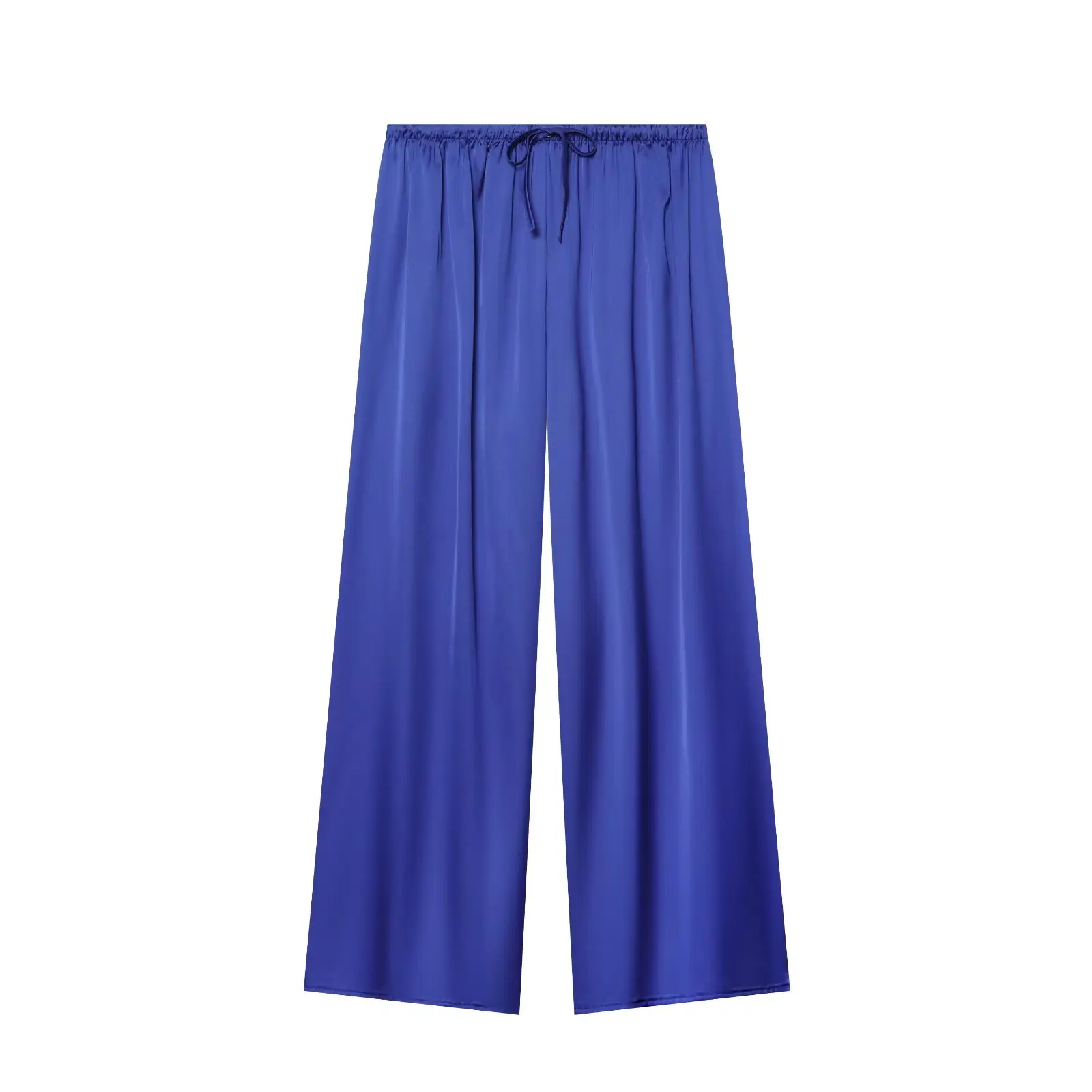 KONDALA Damen Minimalistische Schicke Kordelzug-Hose mit weitem Bein – Neu 2026 Sommer Trendige High-Street-Hose Elegante Freizeithose für den Urlaub – Detail 4