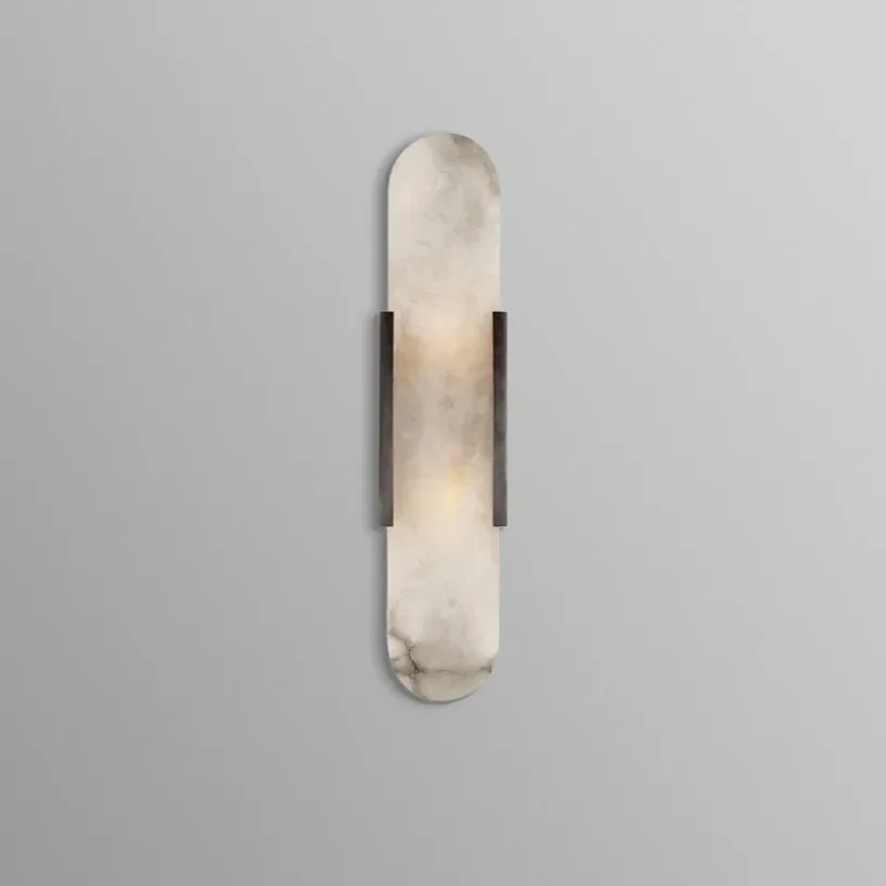 

Nordic Stone Wall Lamp for Bedroom Bedside Living Room Sconce Light Fixtures Luminaire Marble Decoration Restaurant Hotel Modern