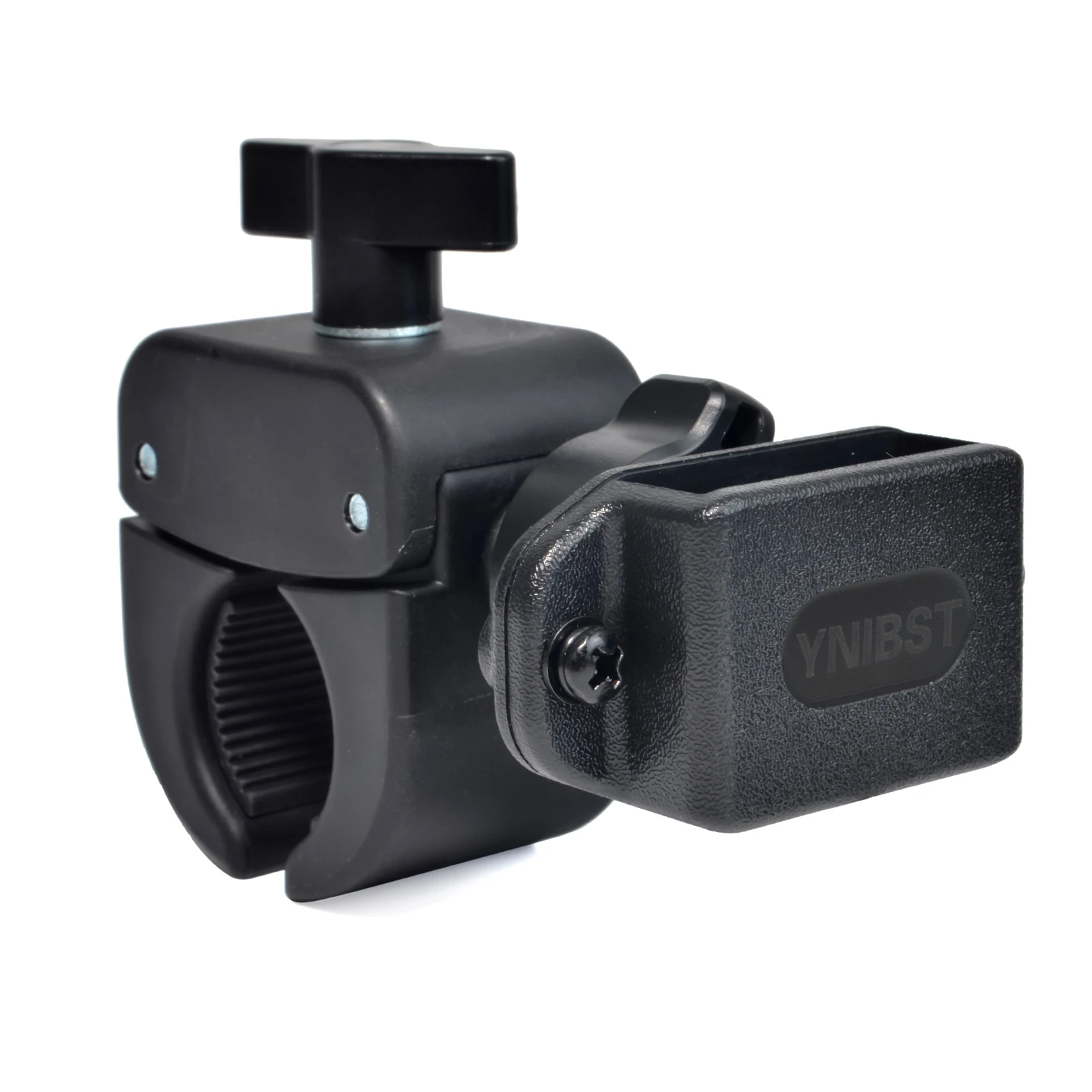 Motorcycle 2-Way Radio with Clip Mount, Bike Walkie Talkie Holder for Bicycle, Quick Install Handlebar Portable CB Radio