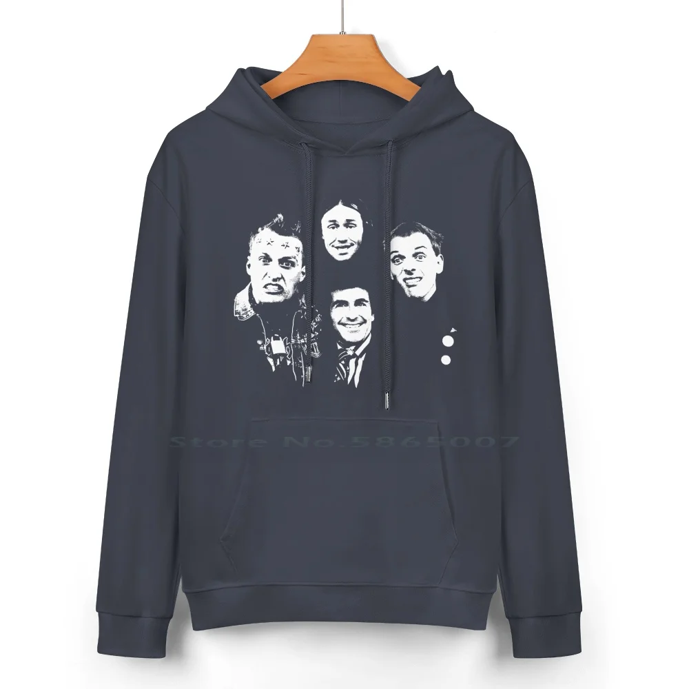 The Young Ones Pure Cotton Hoodie Sweater 24 Colors Ade Edmondson Rik Mayall Nigel Planer Christopher Ryan Vivian Neil Mike 80s