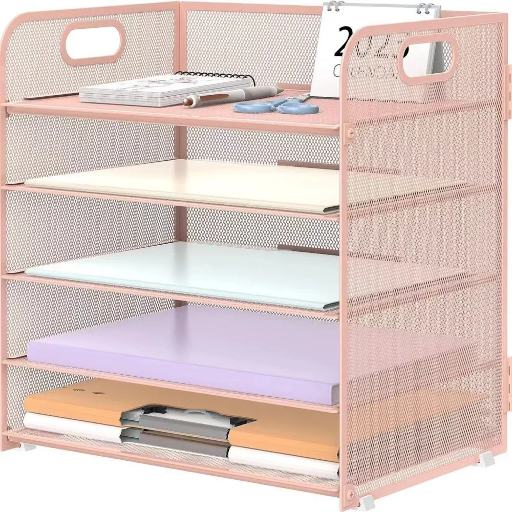 File Rack Data Rack Desktop Creative Office Classification Supplies Living Room Bedroom Storage Rack Multi-layer Organiser Shelf