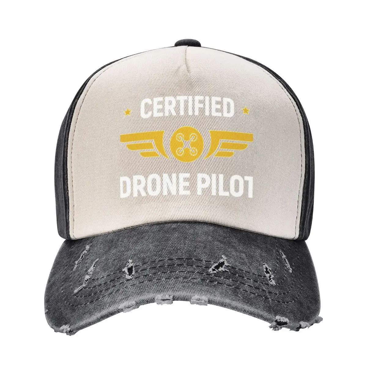 Certified Drone Pilot Baseball Cap tea Hat |-F-| derby hat Men Golf Wear Women's