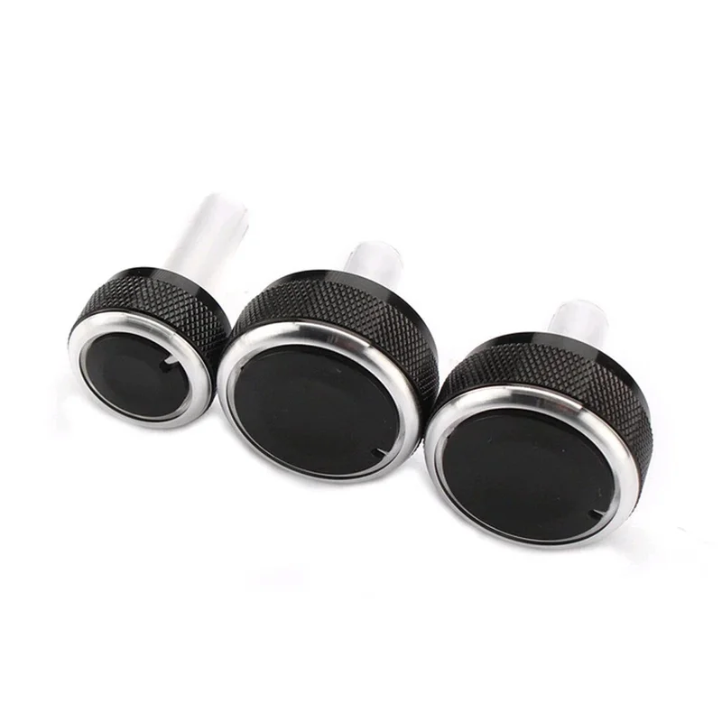 Aluminum Alloy Air Conditioning Knob AC Knob Heat Control Button for Volkswagen VW Passat B5 GOLF 4 MK4 Bora Auto Accessories