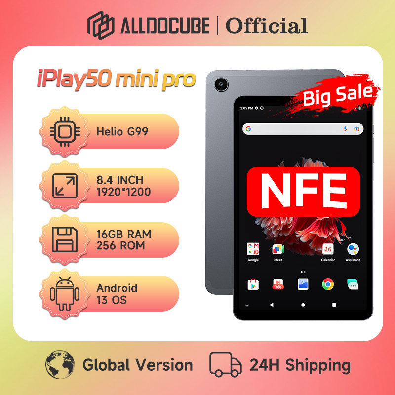 ALLDOCUBE iPlay50 mini pro Tablet 8.4 Inch MTK Helio G99 8GB RAM 128/256GB ROM Android 13 5000mAh LTE&Wi-Fi Special Price Sale