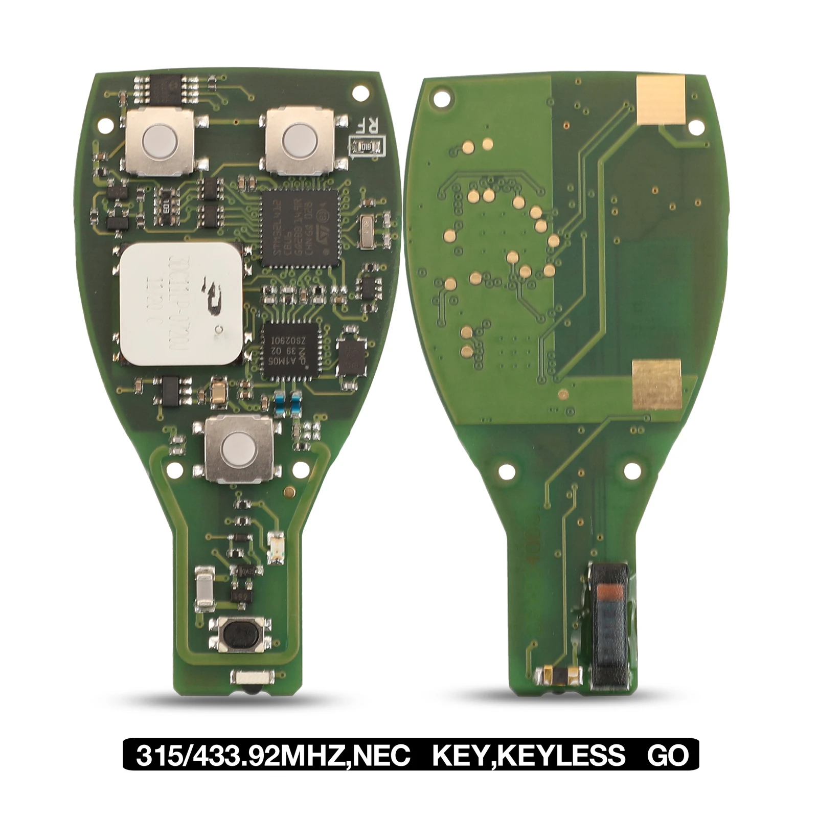 

jingyuqin Smart Remote Car Key Circuit Board 315/433.92 MHZ For Mercedes Benz CG BE NEC BGA FBS3 Semi-smart/Handsfree