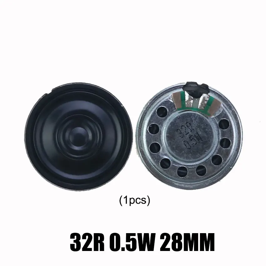 1PCS 0.5W 32R Mali Beszélő 32 Ohm ultra-thin Beszélő Beszélő Átmérő 23mm 28mm 36mm 40mm 57mm Beszélő