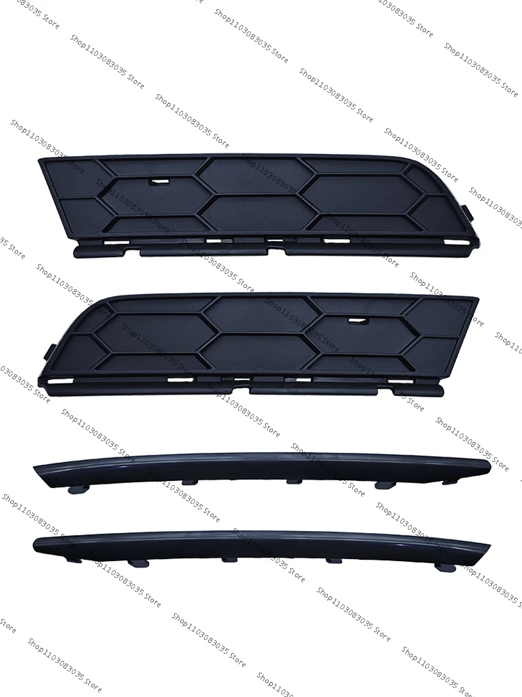 For Skoda Yeti Front Lower Bumper Cover Grille Fog Light Grille Fog Lamp Frame Decorative Strip 5L0807681A 5L0807682A