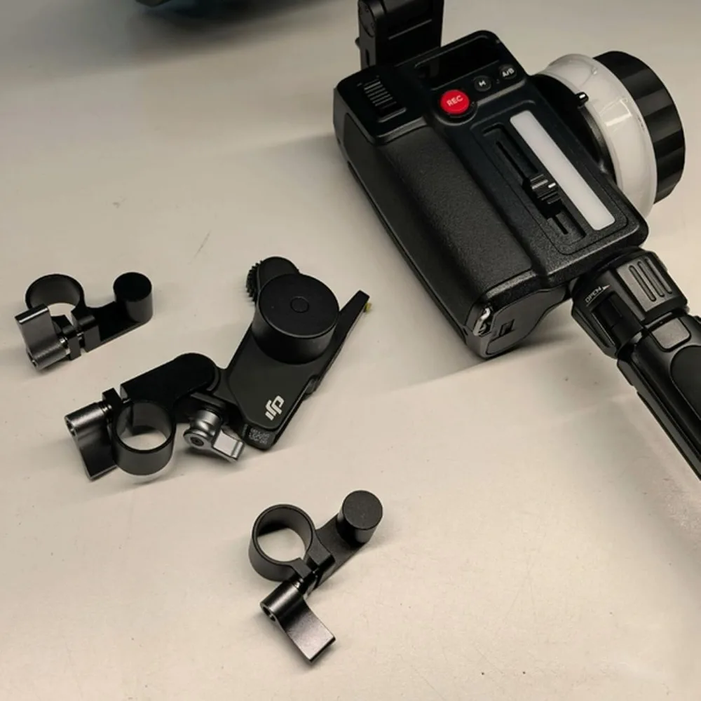 Rod Clamp Mounting Bracket for DJI Focus Pro Motor, 15mm to 19mm Motor Mount Adapter for DJI Ronin RS3 Follow Focus Motor, Black