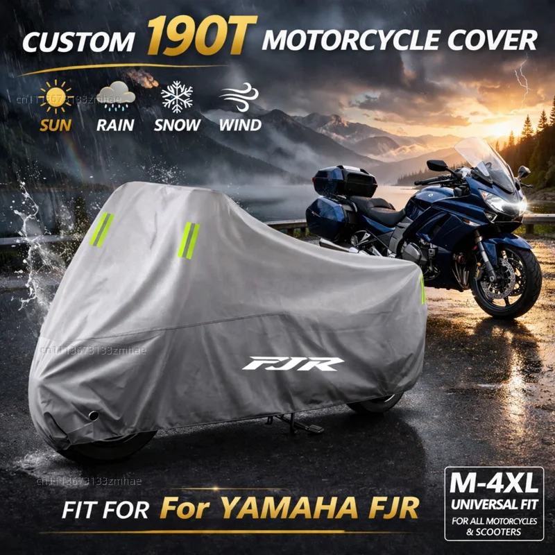 

Чехол для мотоцикла YAMAHA FJR 1300 FJR1300 FJR1200 2006-2021, водонепроницаемый, сверхпрочный, для улицы, защита от дождя, пыли и солнца
