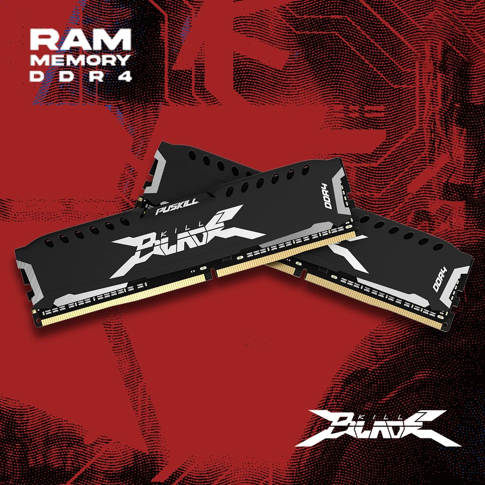 PUSKILL Memória RAM DDR4 16GB 8GB 1.2V 3200MHz 2666MHz Desktop