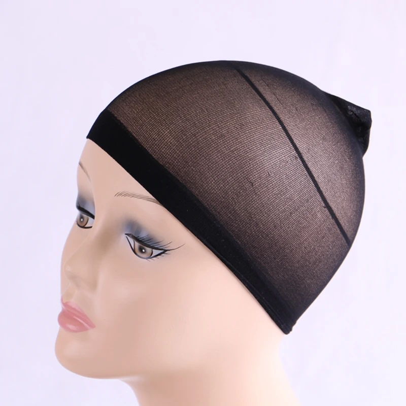 5 taschen Top Strumpf Perücke Kappe Haarnetz Für Weben Haar Perücke Netze Schwarz Braun Stretch Mesh Perücke Kappe Für Die Herstellung Von perücken