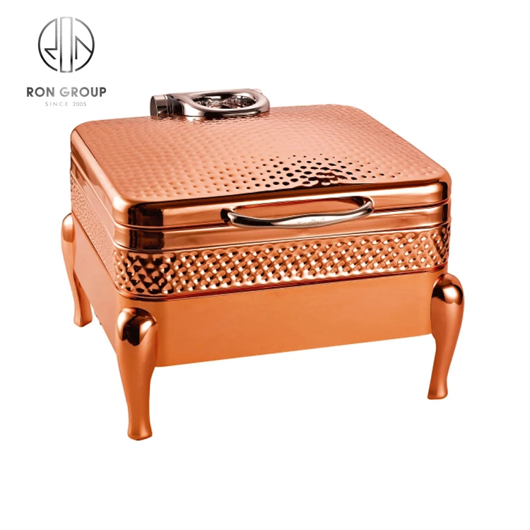 Wholesale Stainless Steel Catering Buffet Restaurant Equipment Stove Container Luxury Food Warmer Chafing Dish Buffet Set