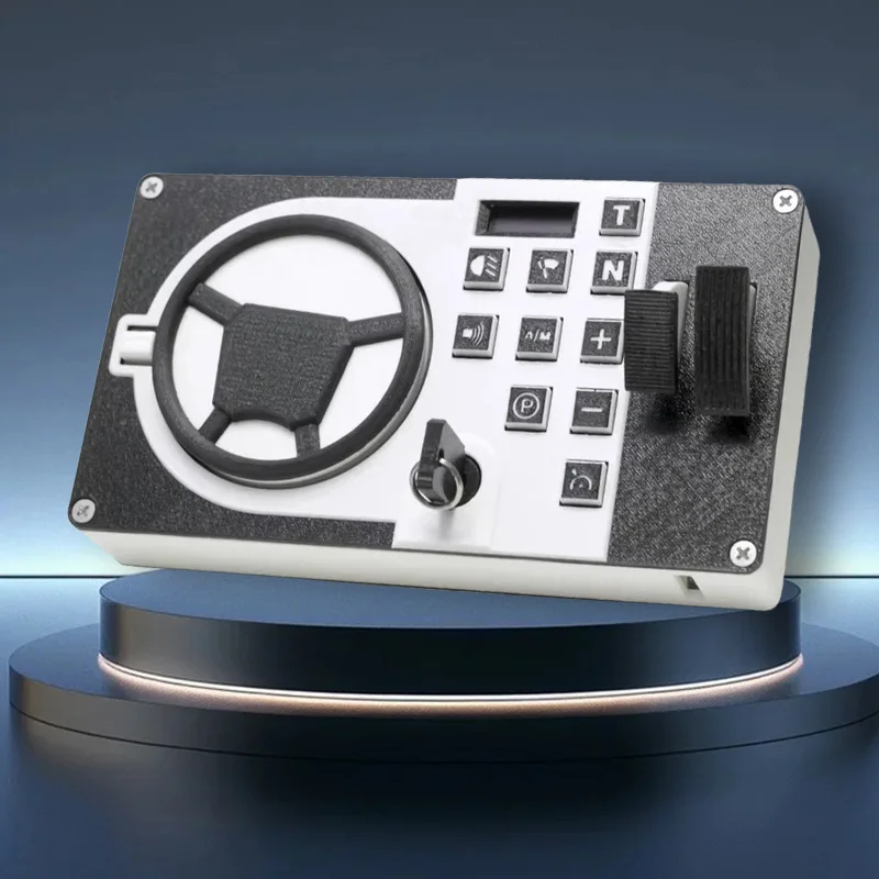 

Euro Truck Simulator 2 Force Feedback Game Steering Wheel Steering Wheel Pedals Support 15 Customizable Buttons For PC Game