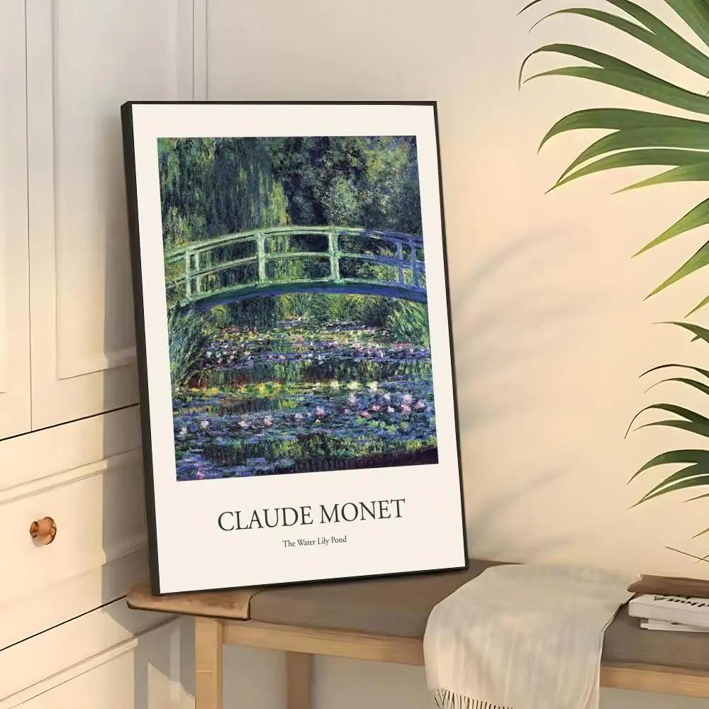 كلود مونيه ريترو النفط اللوحة الخط المضادة للتجاعيد قماش المشارك جدار جدارية الفن صور لغرفة المنزل الفضاء ديكور