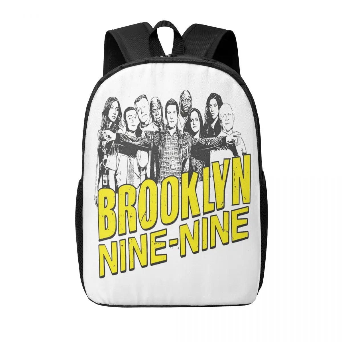 brooklyn-99-tripulacao-logotipo-mulher-mochilas-meninos-meninas-bookbag-moda-criancas-sacos-de-escola-portabilidade-viagem-bolsa-ombro
