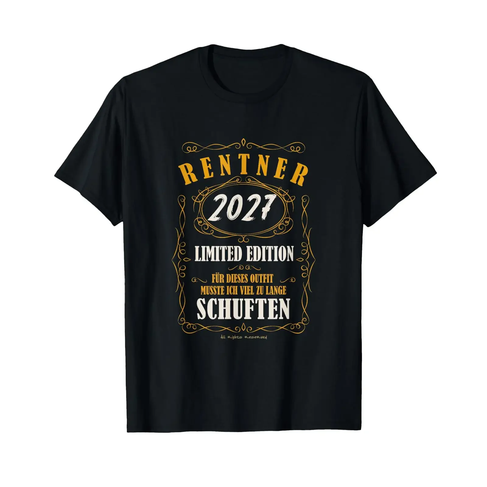 Pensioner 2027 Civil servant Pension Work Retirement Toil T shirt vintage Washed Top For Everyday Wear Soft Slightly graphic
