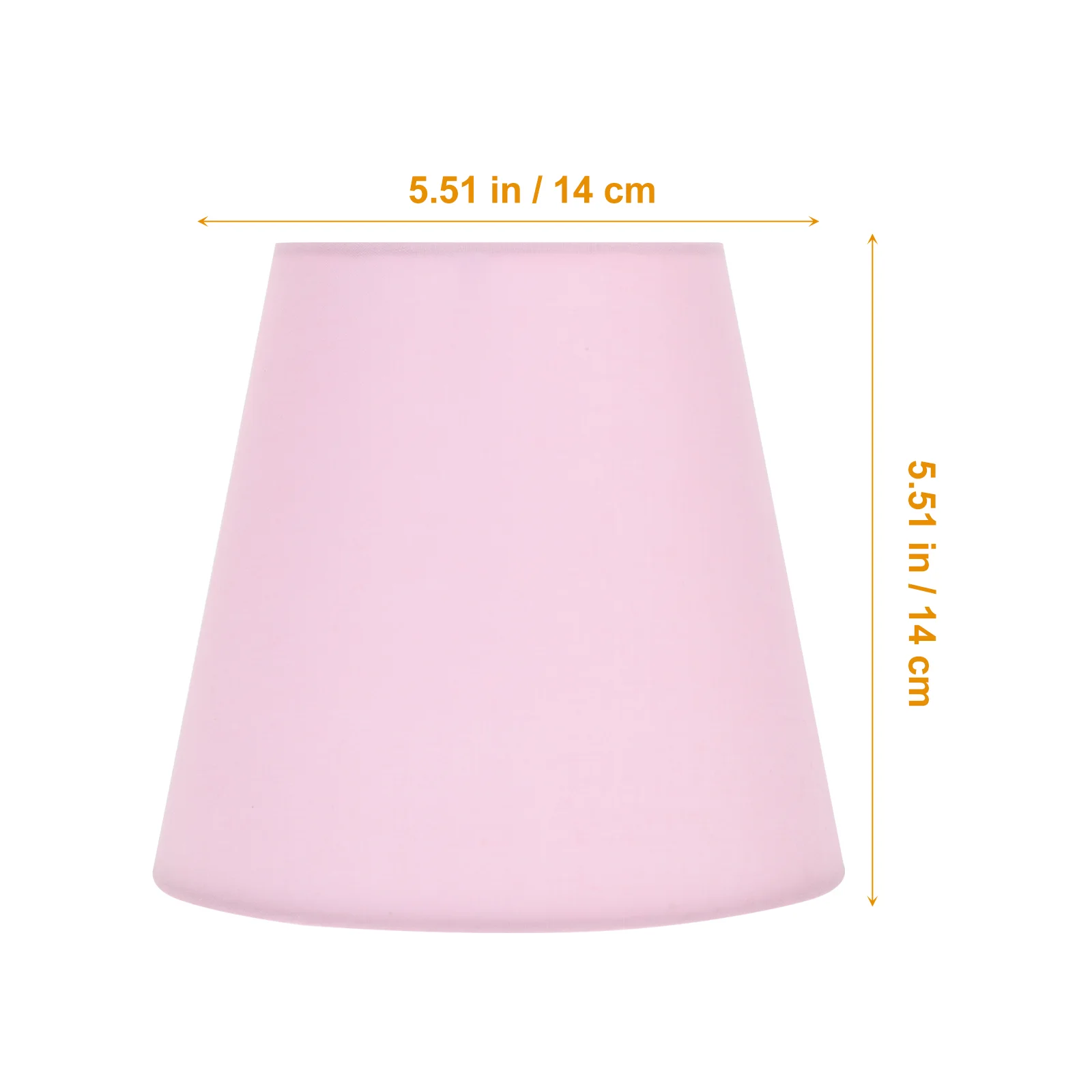Kap lampu untuk meja bahan Linen pengganti gantungan dinding kecil Pink Aksesori kain langit-langit