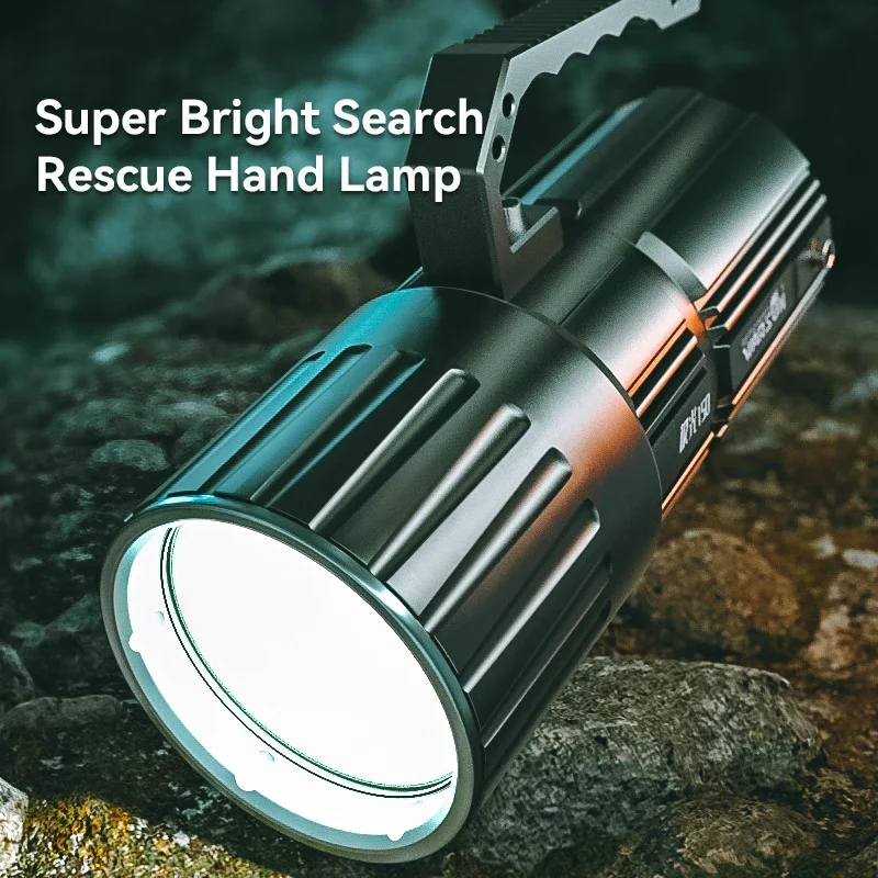 

Hard Spotlight Searchlight Flashlight Large Capacity Rechargeable Lamp with Power Bank Function Portable Power Failure Emergency