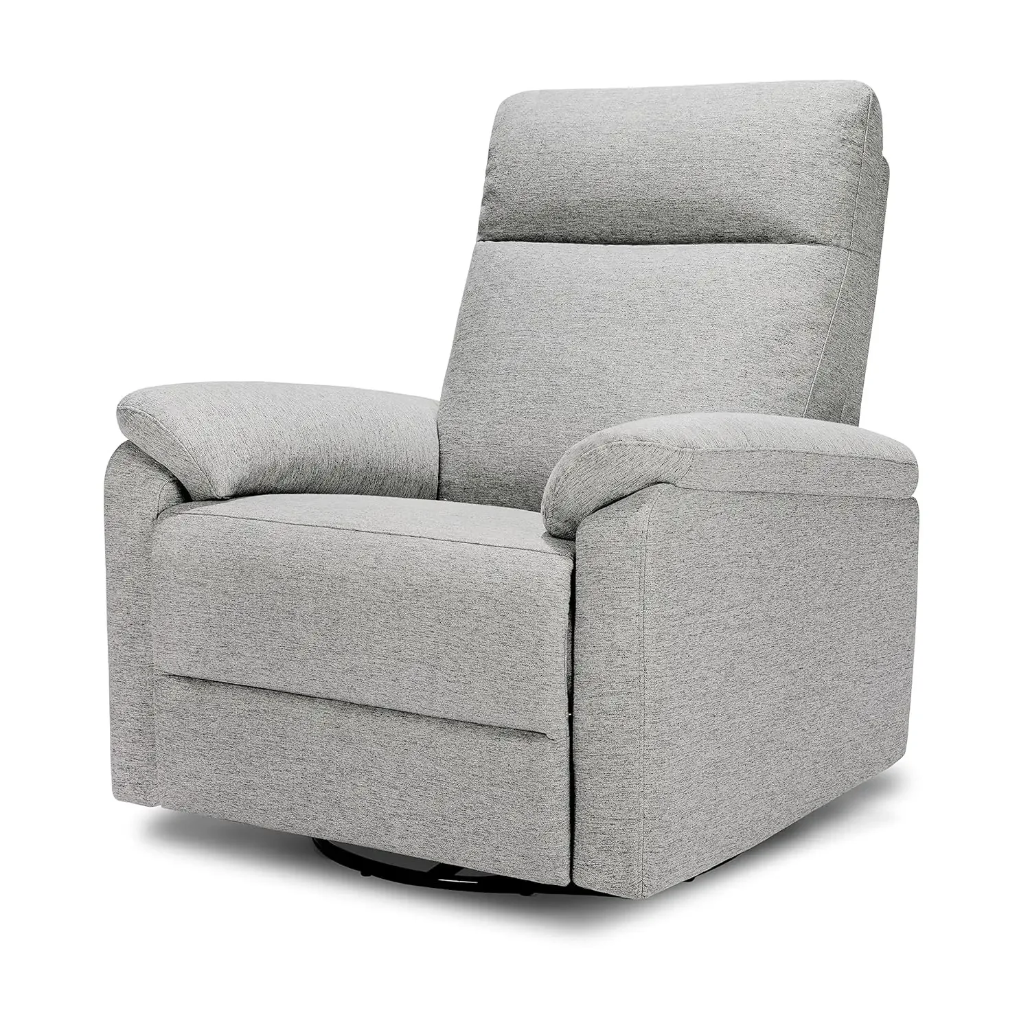 Suzy Swivel Recliner in Frost Grey, GREENGUARD Gold & CertiPUR-US® Certified