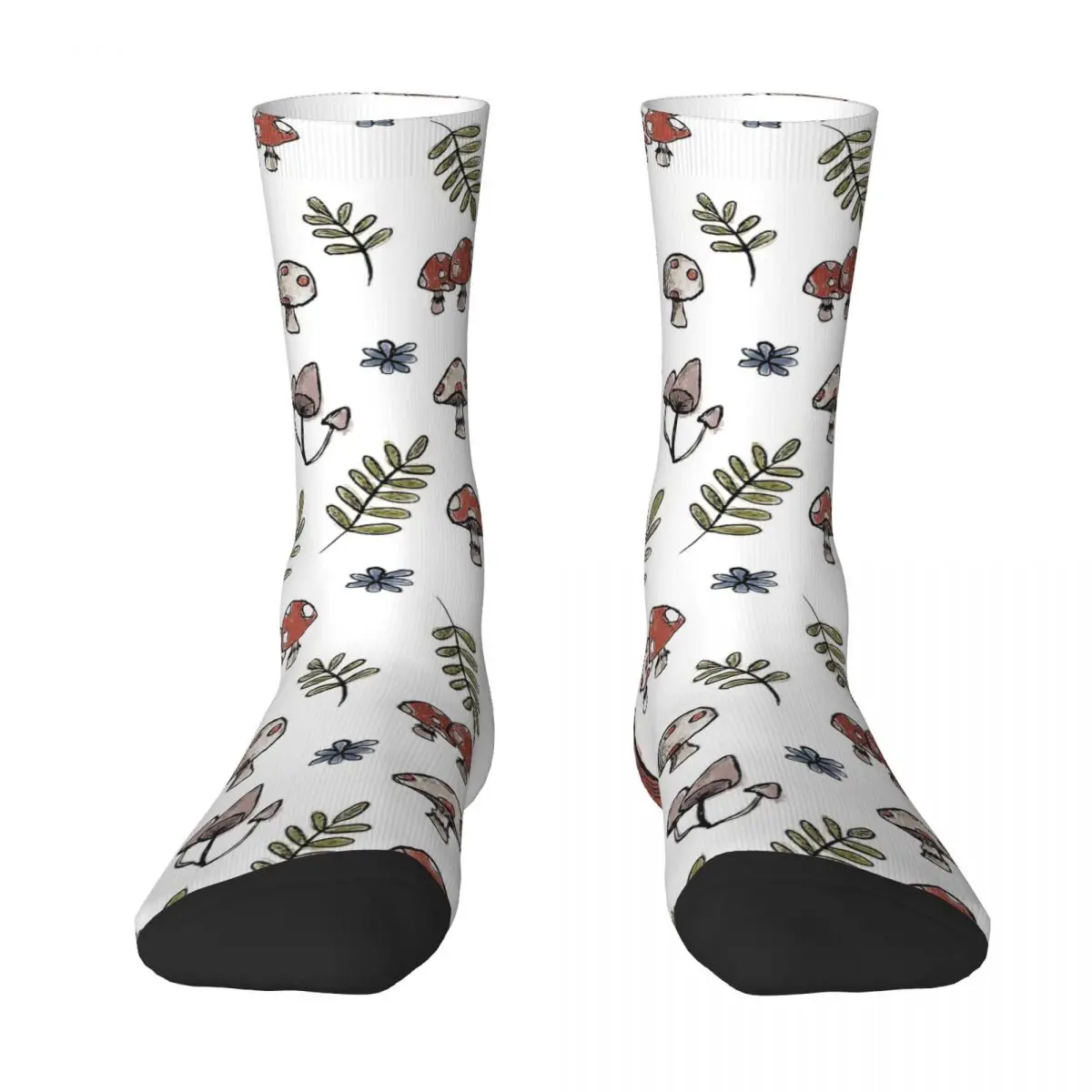 

Kitschy Woodland Gnomes Socks Harajuku Sweat Absorbing Stockings All Season Long Socks Accessories for Man's Woman's Gifts