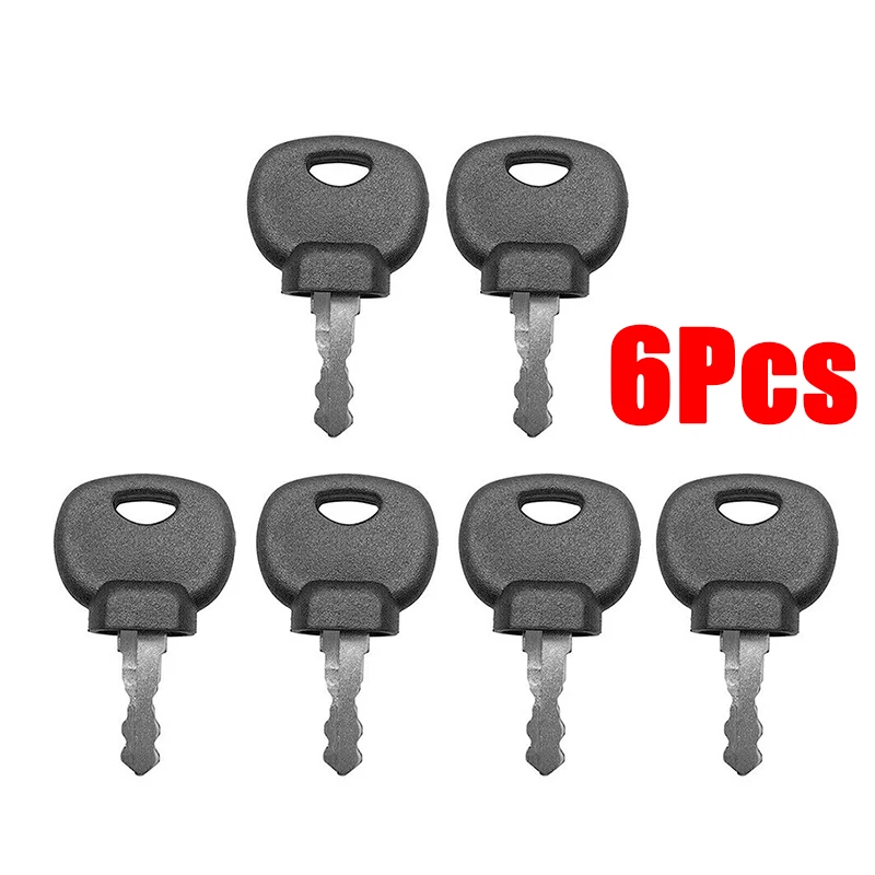 6Pcs Keys SPARE 14607 IGNITION KEY PLANT APPLICATION Spare For JCB BOMAG HATZ MANITOU TRACTOR SP