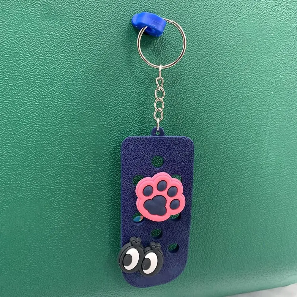 DIY EVA Charms for Bogg Bags Cartoon Handbag Beach Bag Accessories Keychain Candy Color Beach Bag Decoration Woman