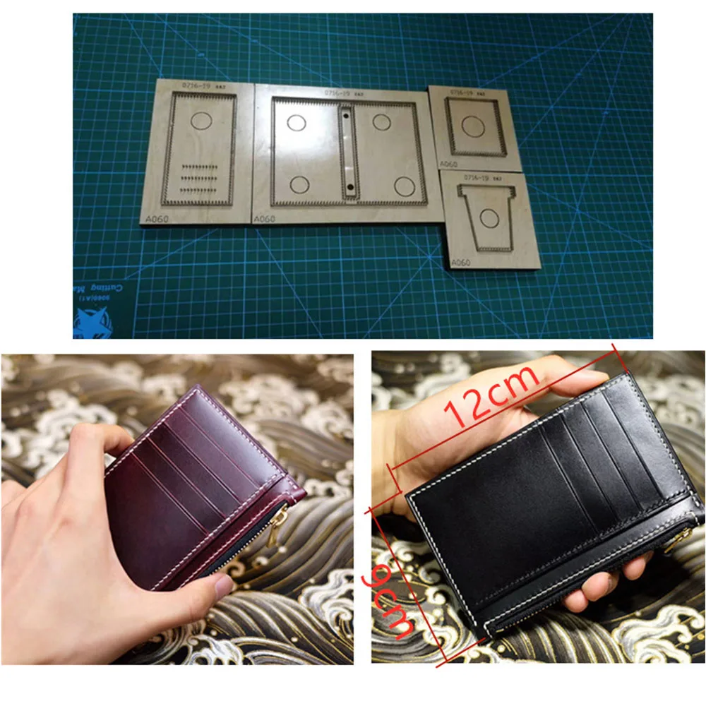 

Wood Mould Leather Wallet New Diy Craft Wooden Cutting Dies Supplies Dies Template Suitable For Common Die-cutting Machines
