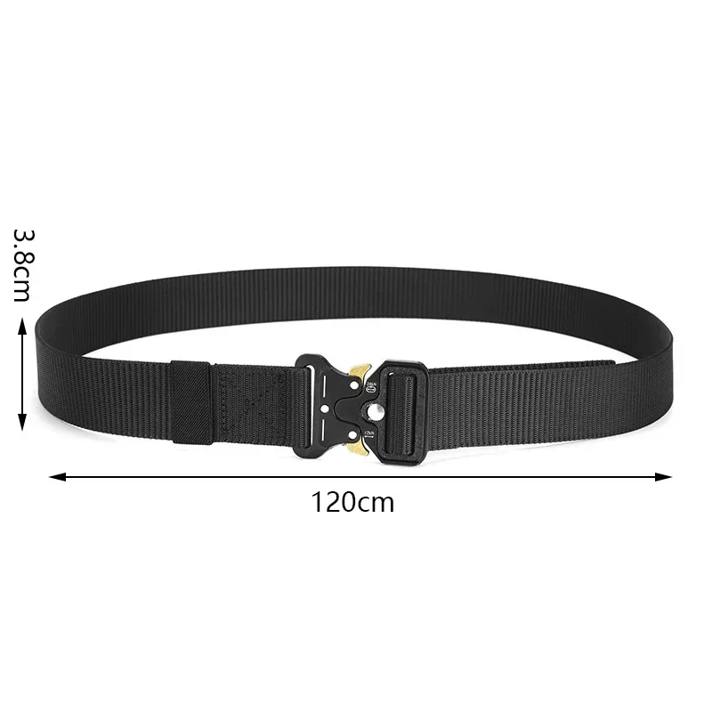 High Quality Tactical Belt Outdoor Military Tactical Multi Function Belt Soft Nylon Sports Accessories Belt for Men