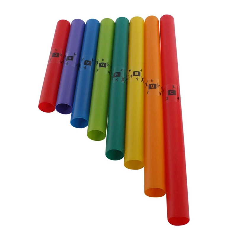 8 Tones C Major Diatonic Scale Set Percussion Instrument Tubes Kids Musical Toys Christmas Gift image 6