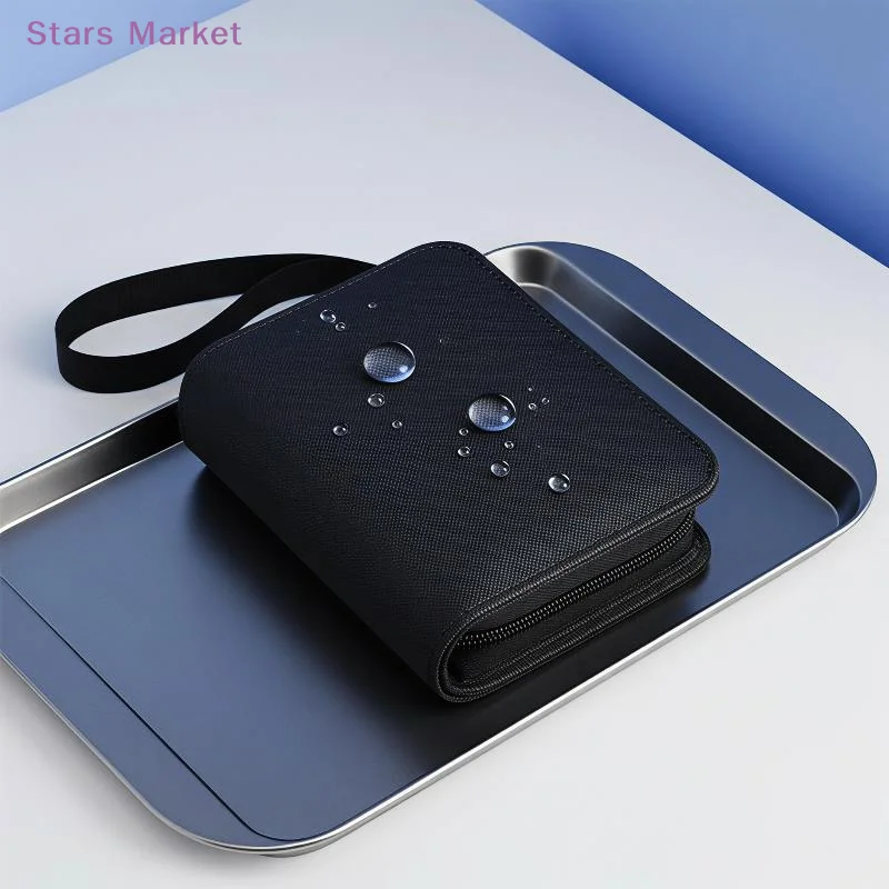 New Waterproof PU Leather Side Load Zipper Card Binder 40 Slots Album For 3x4 TCG Game Sport Cards Storage Bag