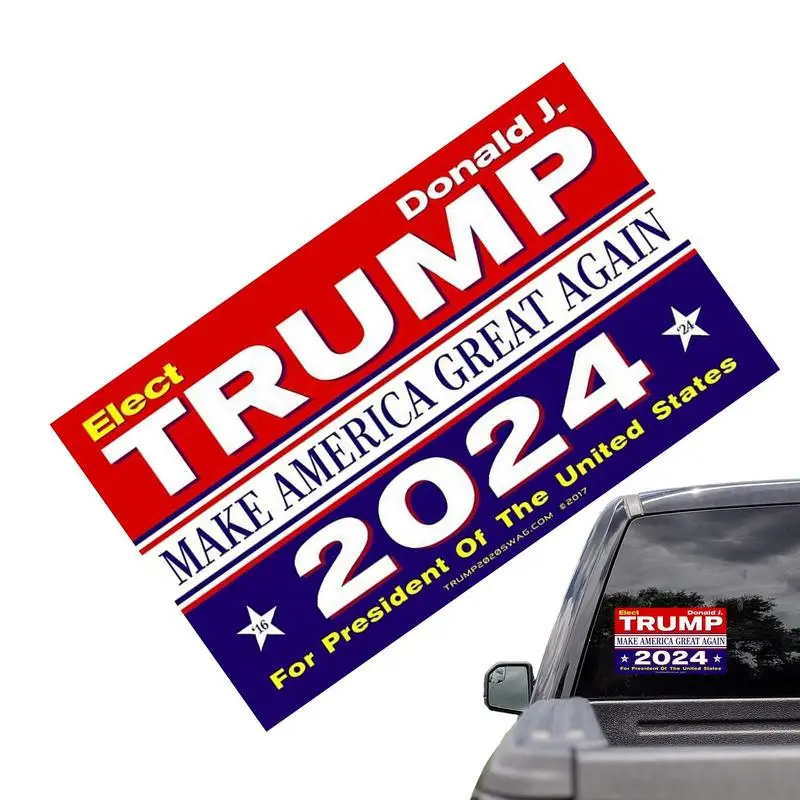 2024 Trump Presidential Election Stickers Car Window Laptop Donald Trump Decals MAGA Take America Back Car Sticker